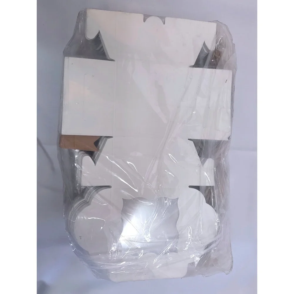 Tatuo 150 Pcs Bakery Packaging Set Black Gift Boxes Twine Stickers Tags 4x4
